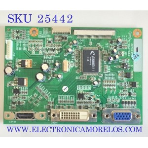 MAIN PARA MONITOR ACER HDMI / NUMERO DE PARTE 5097712208 / PWB-1389-1A / E053113881 / 120J1389115 / PANEL LM320WF3 (SK)(L1) / MODELO T232HL